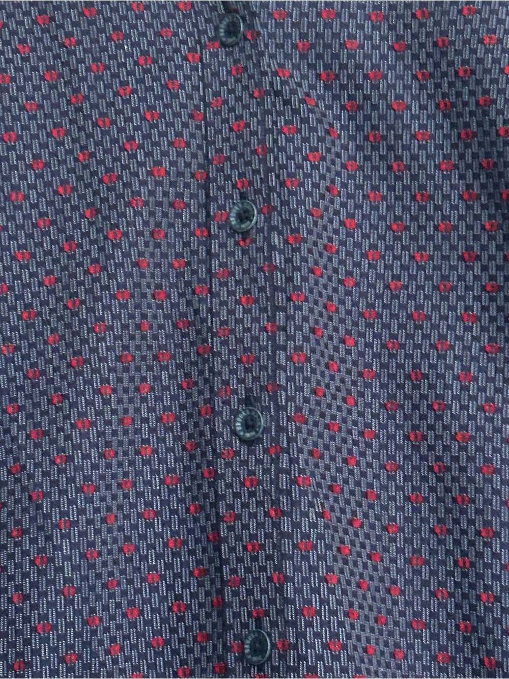 Brooks Brothers Red Fleece Size 4 Navy Red Print Button Down Shirt - Picture 3 of 10